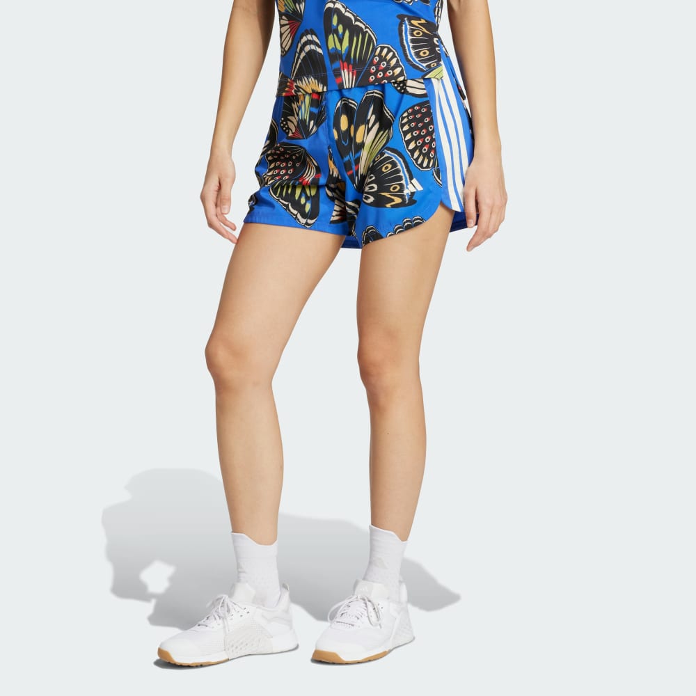 

Спортивные шорты Adidas x FARM Pacer Shorts, цвет Multicolor/Hi-Res Blue/Lush Red