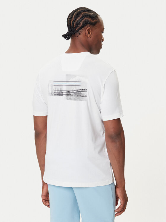 Футболка relaxed fit Photoprint 50545869 Boss, белый — фото 3