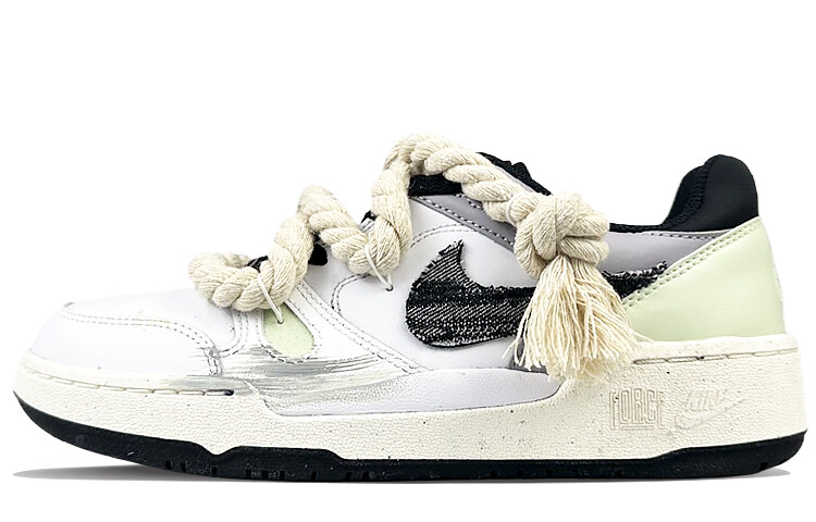 

Кроссовки Nike Full Force Skateboarding Shoes Men Low-top White/green, белый