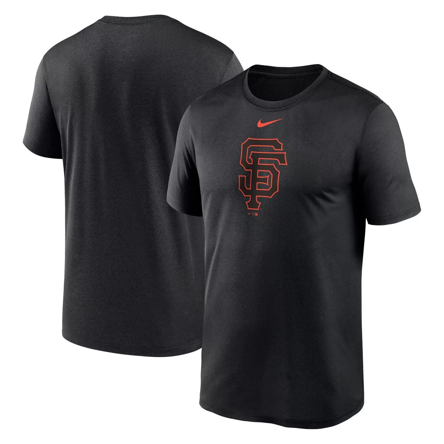 Мужская черная футболка с логотипом San Francisco Giants New Legend Nike — фото 4
