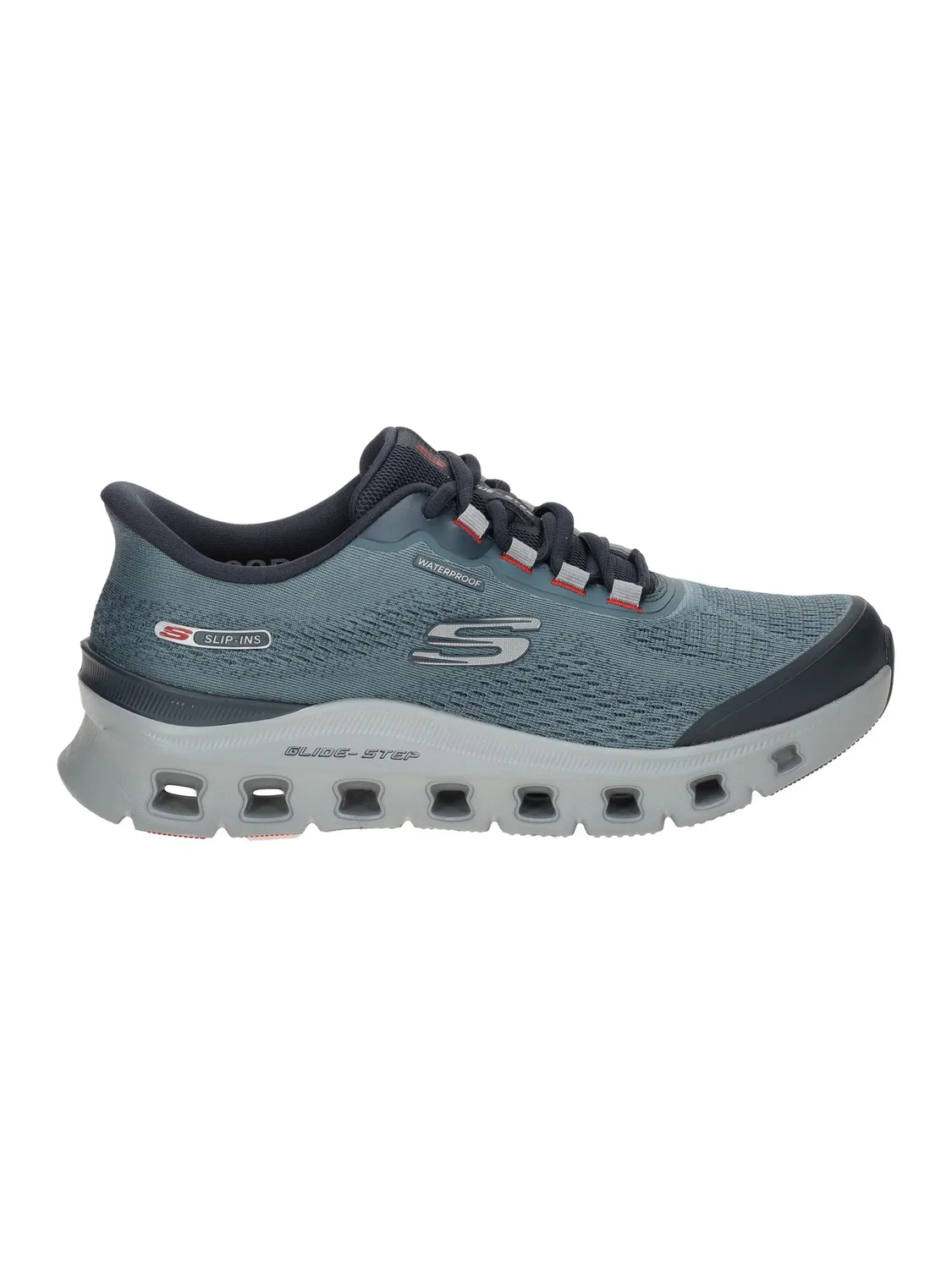 Туфли на шнуровке Skechers Glide Step Pro Schuhe blau grau SLIP-INS Wasserdicht 233135' Skechers, Blue — фото 2
