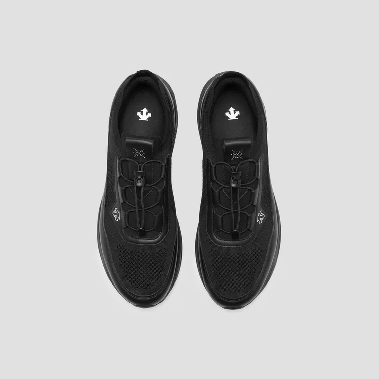 Кроссовки повседневные DESCENTE DUALIS Comfortable Low top Black — фото 4
