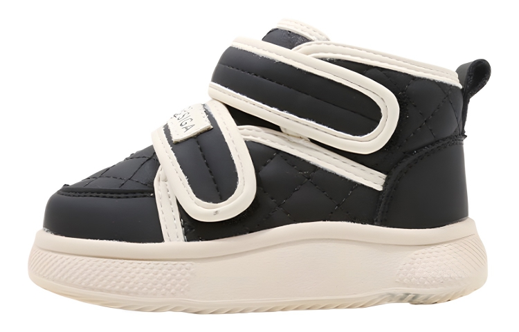 

Теплые нескользящие детские туфли среднего размера для младенцев и малышей MAIBUXIONG, черный