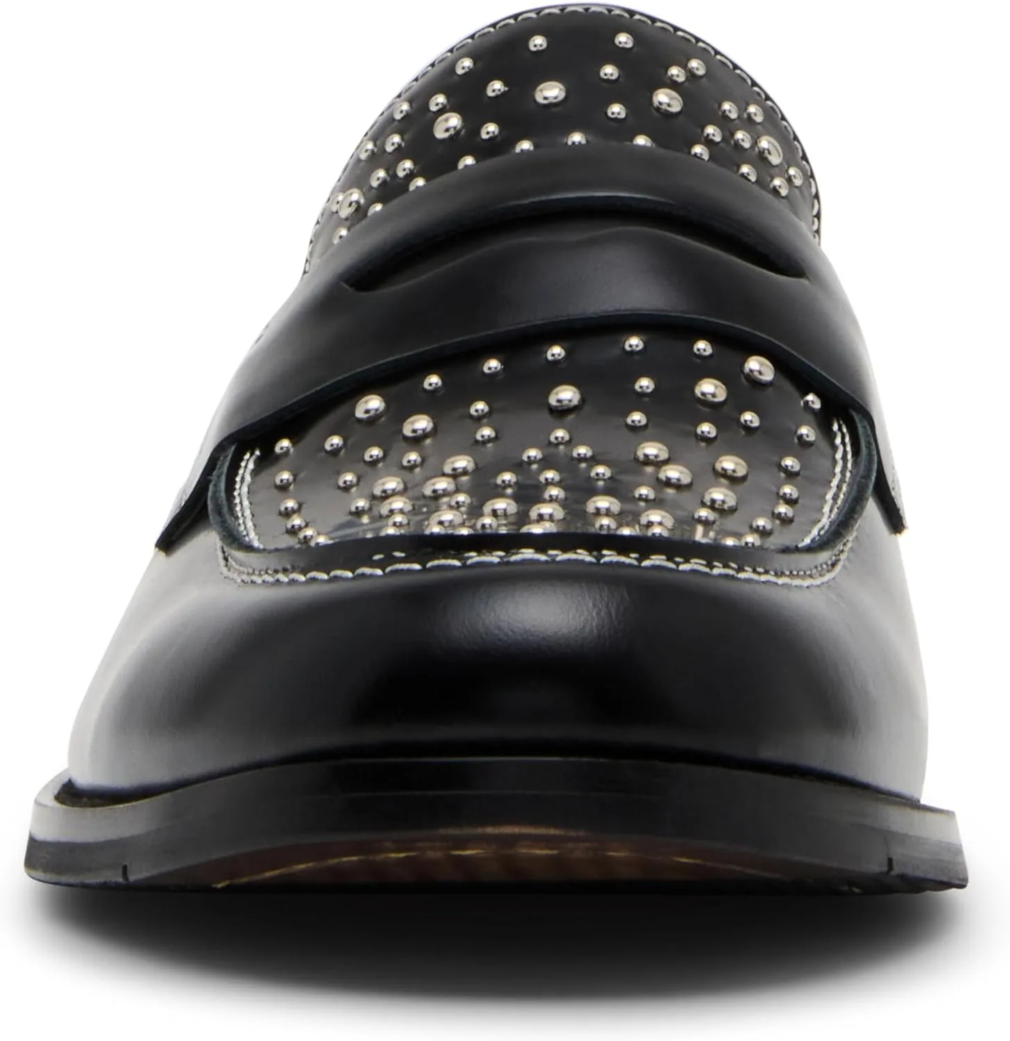 Мужские кроссовки Steve Madden Natan Penny Moc, черный/серебряный — фото 2