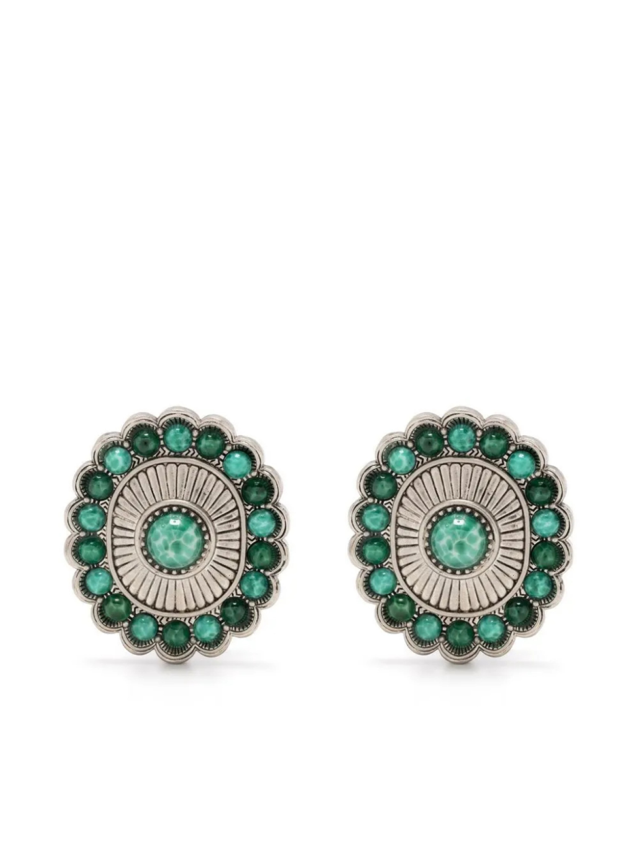 

Roberto Cavalli серьги с камнями, серебряный