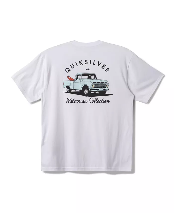 

Футболка Quiksilver Men's Four Wheeler Screen Quiksilver Waterman, белый