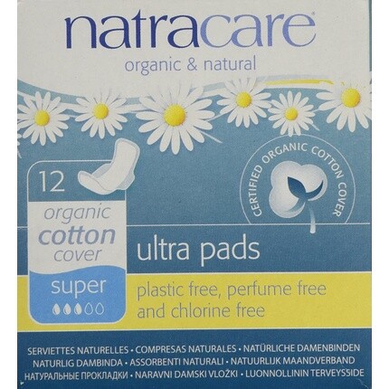 

Прокладки Natracare Ultra Super с крылышками для женщин