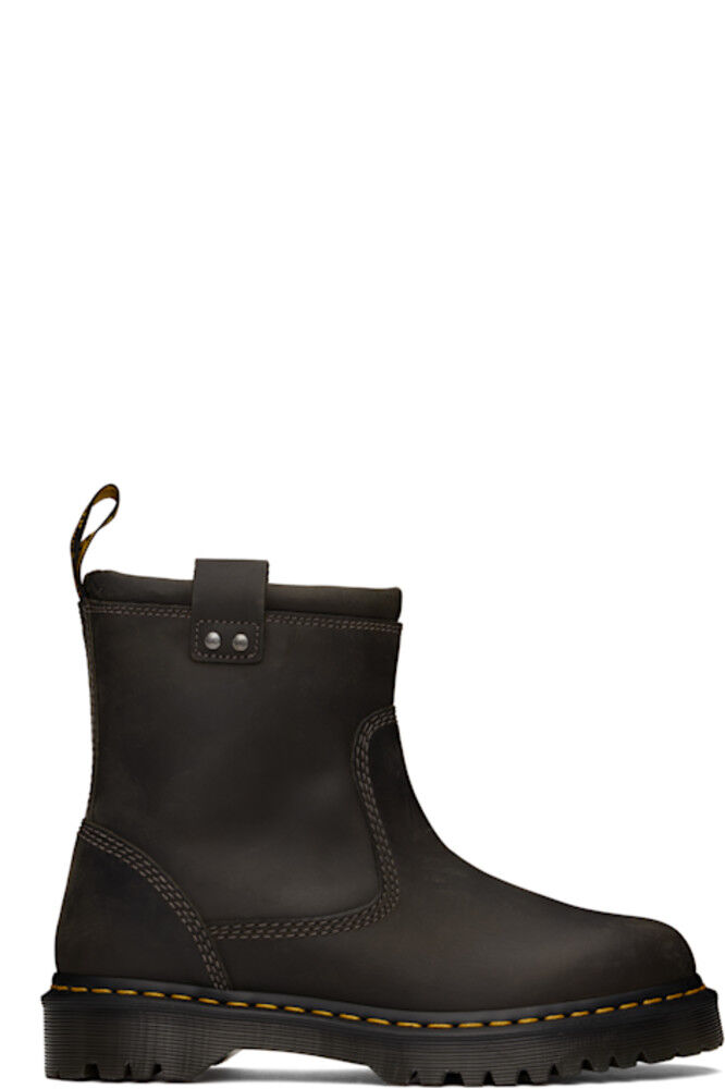 

Серые кожаные сапоги Anistone Lo Dr. Martens
