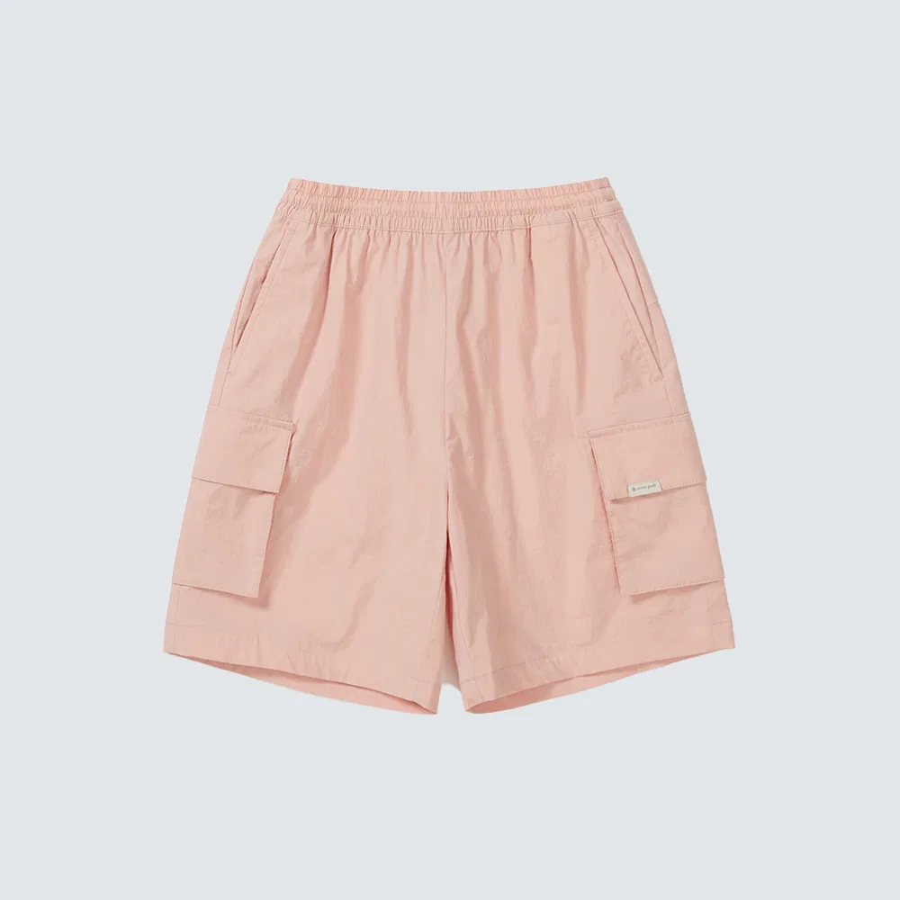 Детские охлаждающие шорты карго Root светло-розовые от Snowpeak Apparel Kids — фото 2