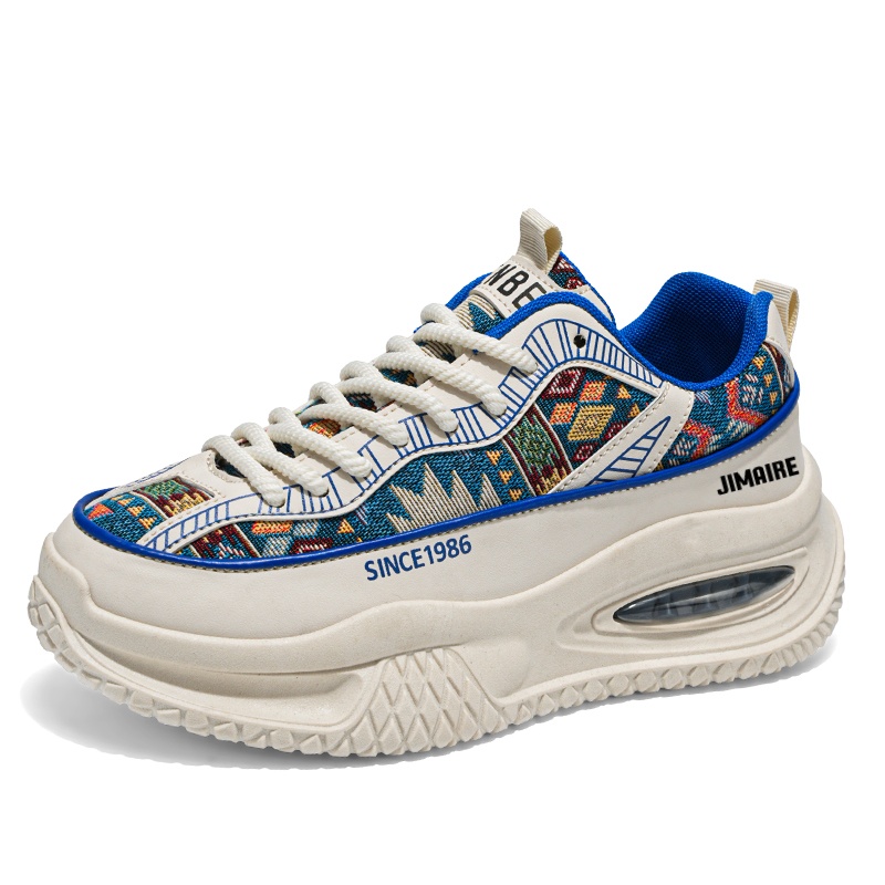 

Низкие повседневные туфли с противоскользящей амортизацией для мужчин King Jinmai, Blue