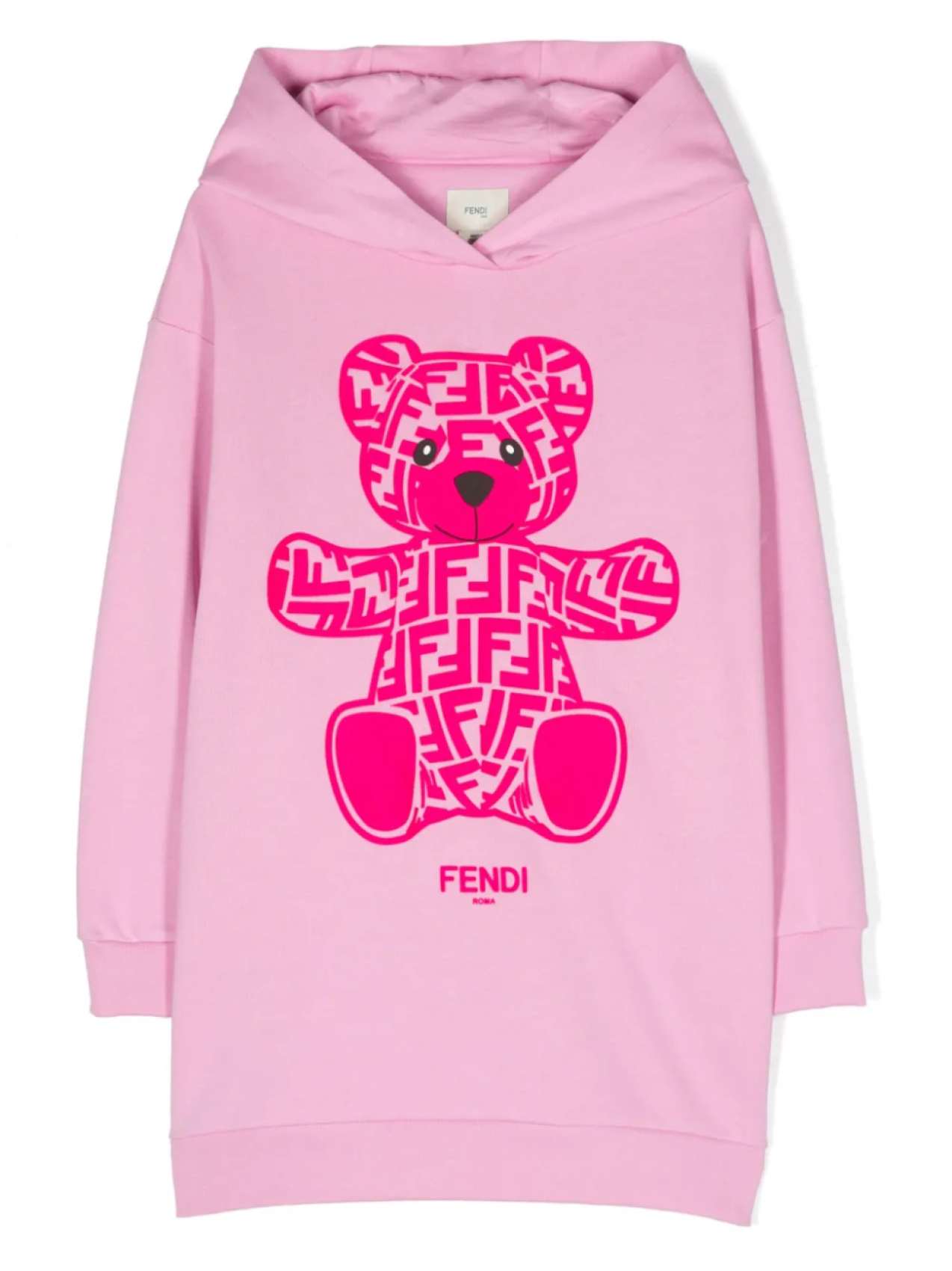 

Платье с принтом Teddy Bear Fendi Kids, розовый