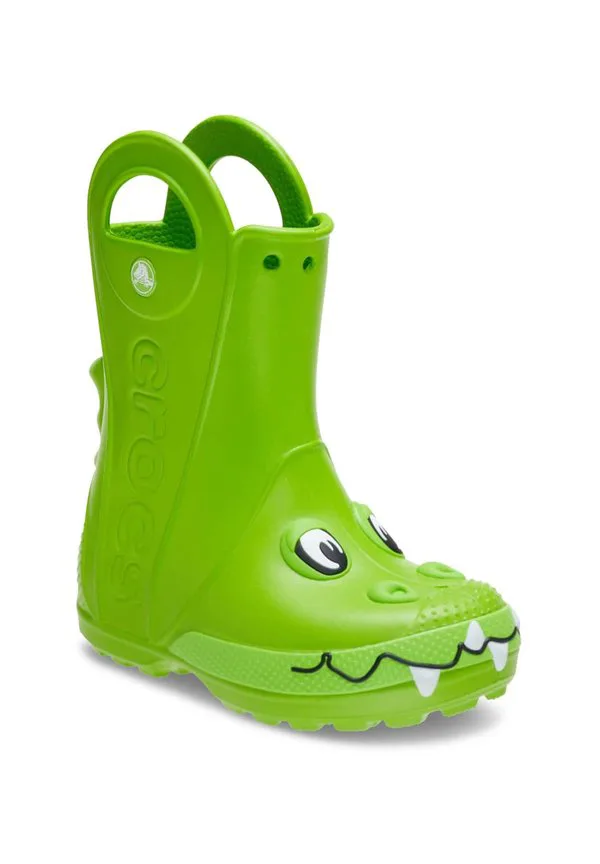 Резиновые сапоги для малышей toddler handly it duke Crocs, Crocs Green — фото 2