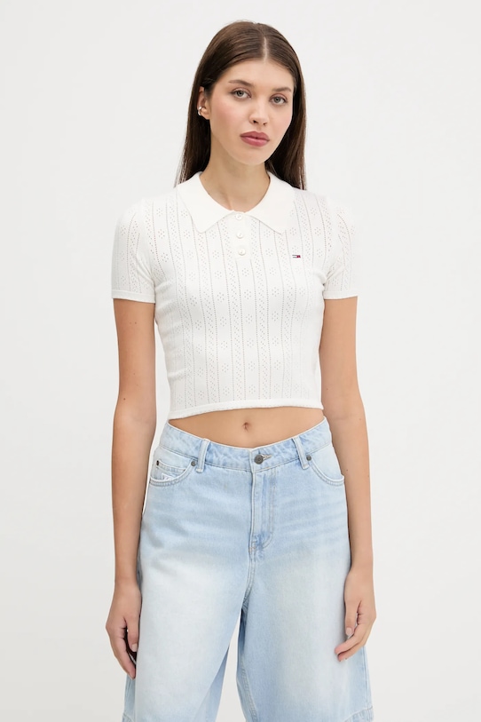 

Свитер Tommy Jeans, белый