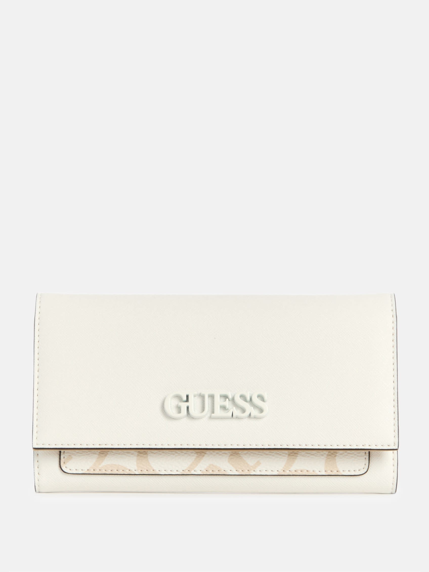 

Тонкий клатч-кошелек Zinnia Guess Factory, цвет milk