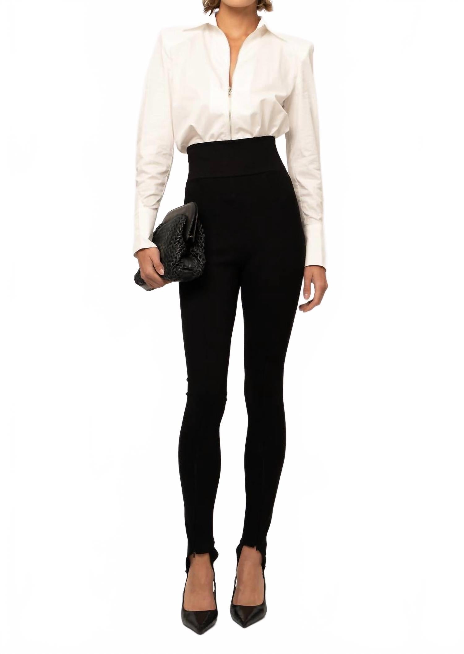 

Джио Леггинсы со стременем в черном NONCHALANTLABEL