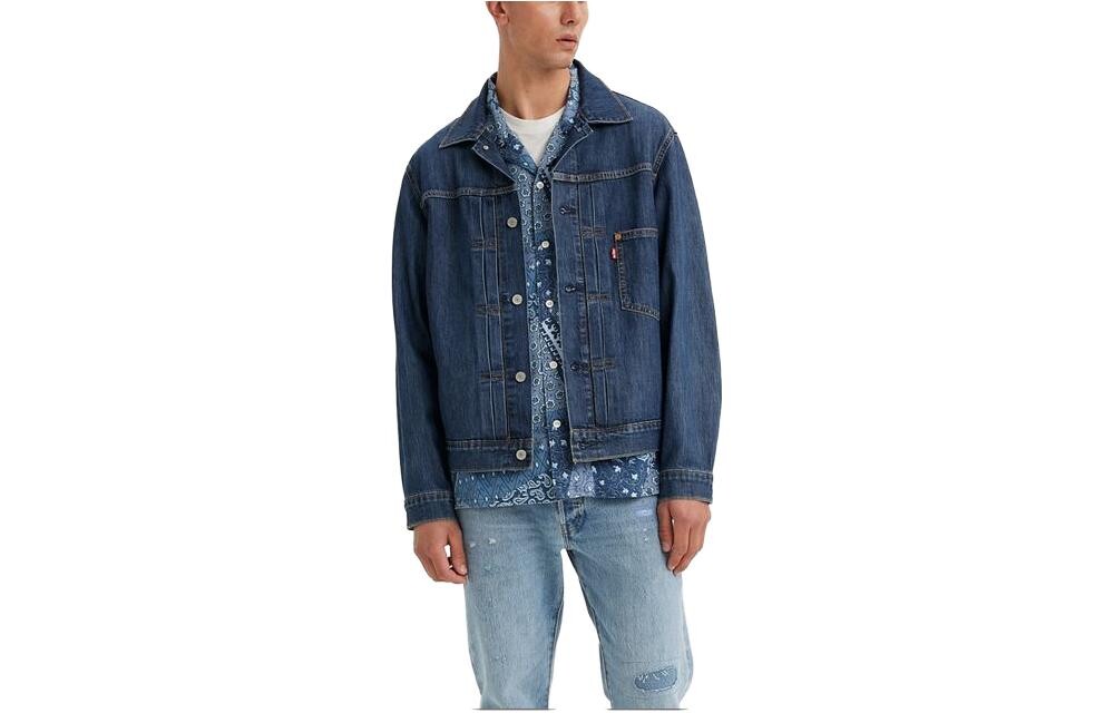 

Мужская джинсовая куртка Levi's levi’s, цвет Navy