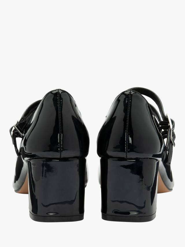 Howth Patent на каблуке Mary Janes Ravel, Black — фото 3