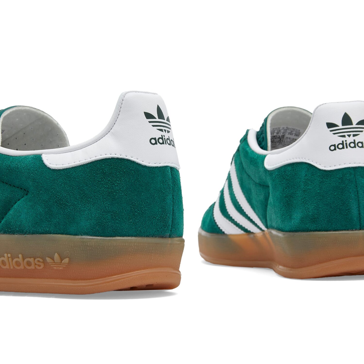 Кроссовки Adidas Gazelle Indoor, цвет Collegiate Green, White & Gum — фото 4