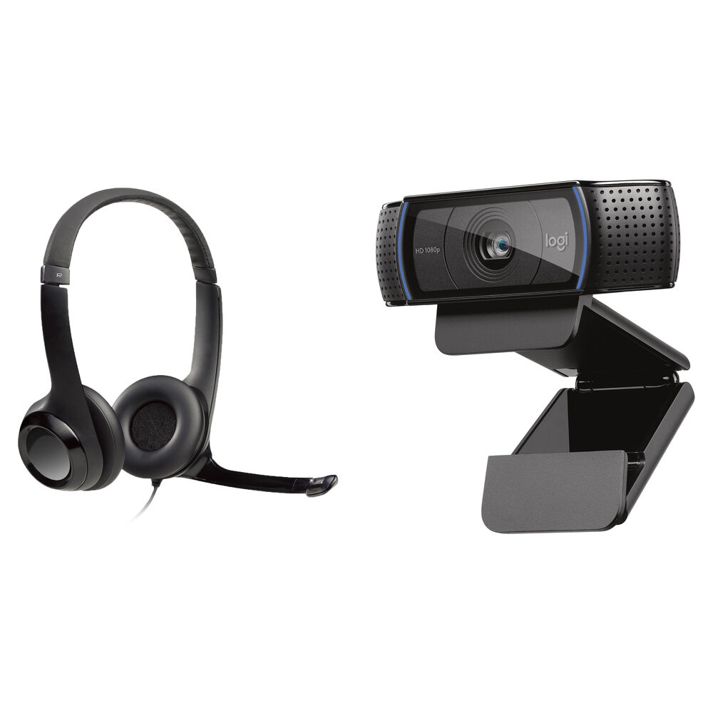 

Веб-камера Logitech C920s HD Pro Webcam with USB Headset H390 Kit