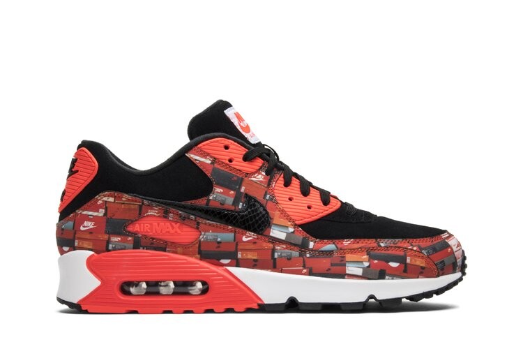 

Кроссовки Nike Atmos x Air Max 90 'We Love Nike', красный