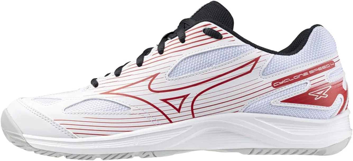 Мужские волейбольные кроссовки Mizuno Cyclone Speed 4 для игры в помещении, модель V1GA238096, белые