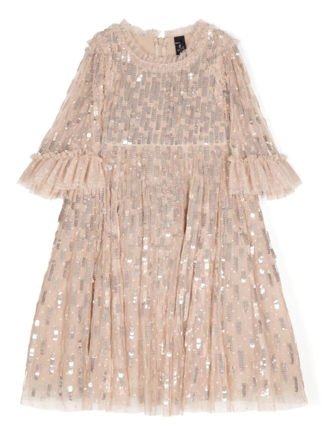 

NEEDLE & THREAD KIDS платье Sequin Dash, коричневый