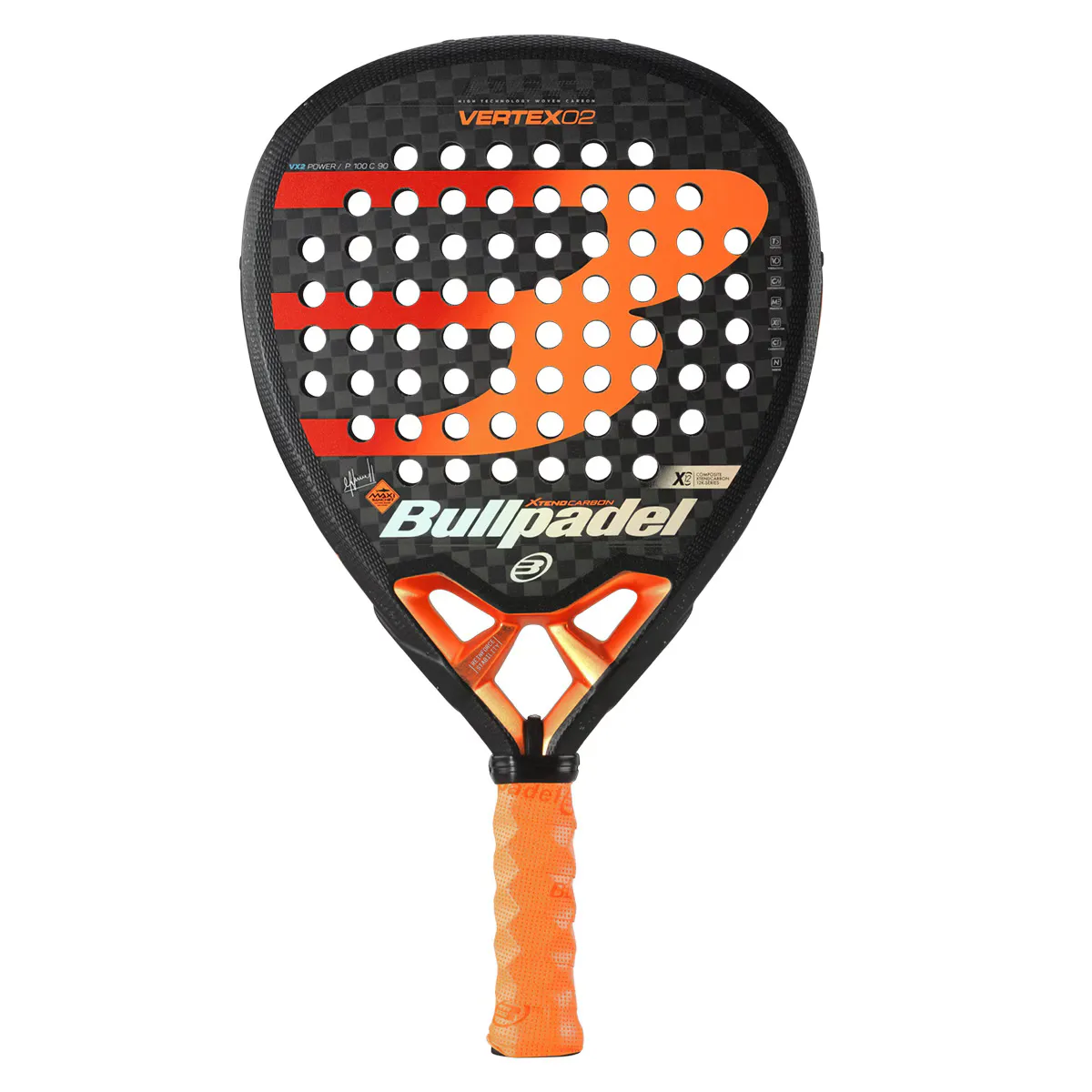 

Vertex 02 20 Ракетка для весла Bullpadel, черный/оранжевый