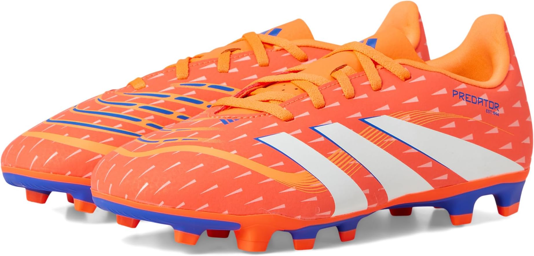 

Кроссовки adidas Kids Club Predator Firm Ground/Multi Ground Cleats, Signal Coral/White/Beam Orange
