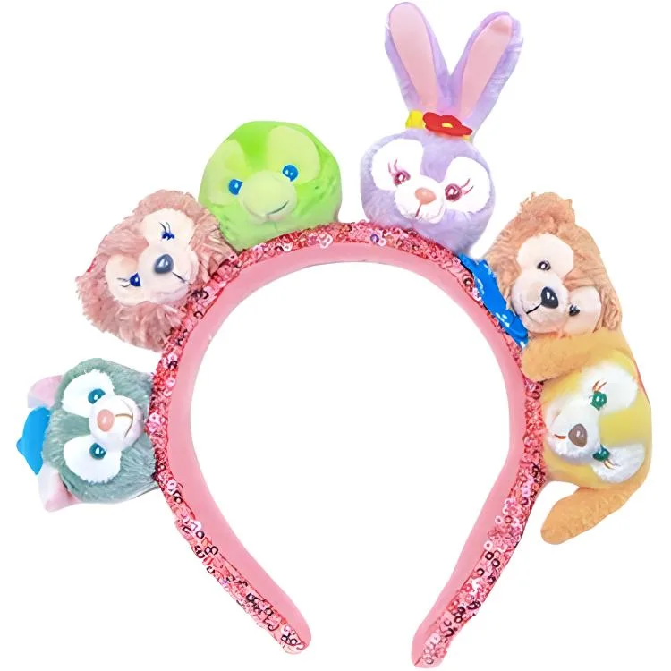 Ободок Duffy And Friends Six Treasures, мерч Hong Kong IP Disney, Six Treasures Headband