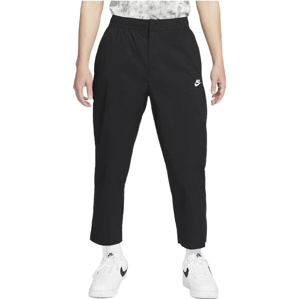Спортивные штаны Men's Nike Solid Color Casual Straight-Leg Cropped Sweatpants Autumn Black, мультиколор — фото 4