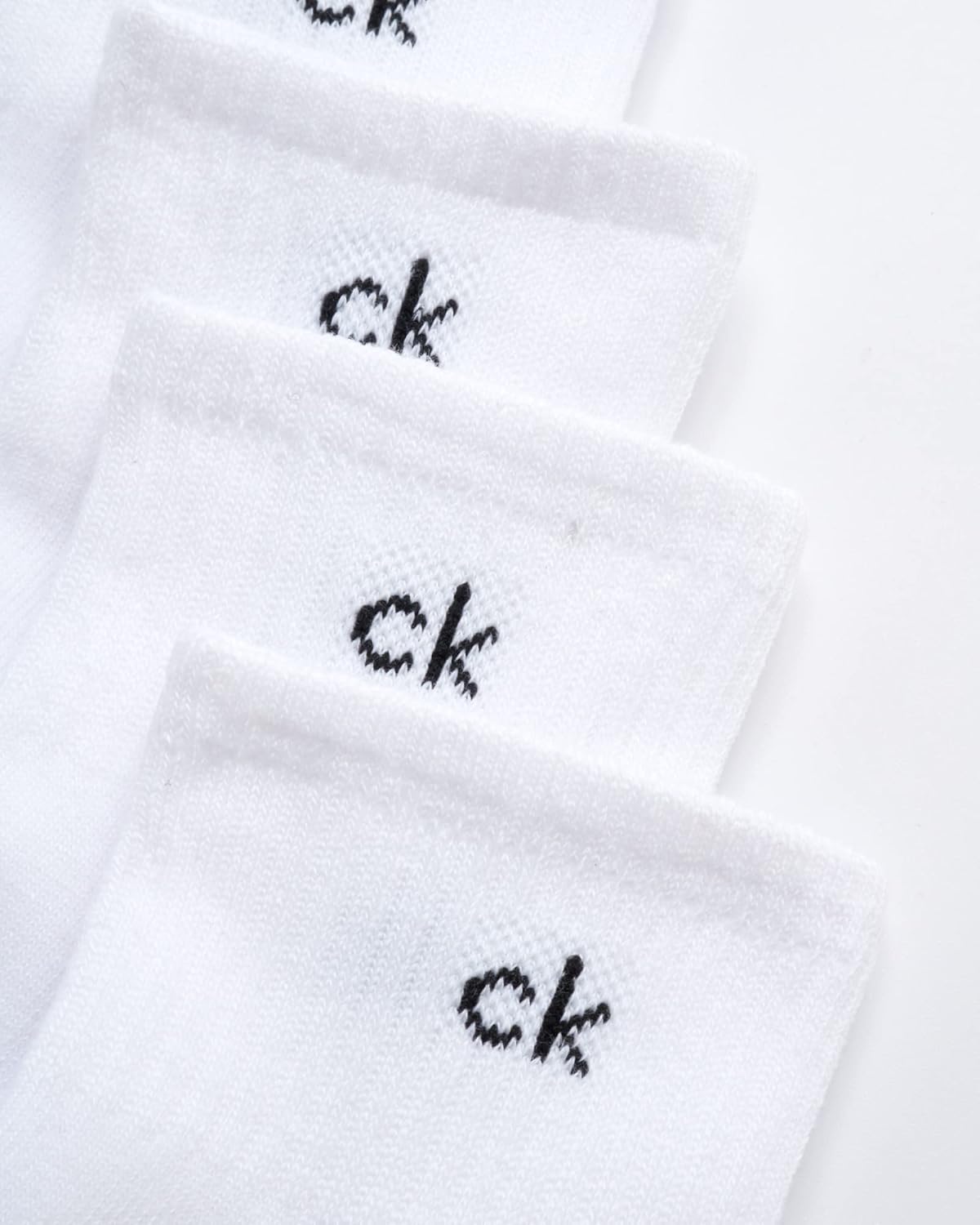 Мужские носки Calvin Klein Quarter - 6 пар мягких мини-носков для мужчин, идеально подходят для бега, занятий спортом и пешего туризма., White — фото 4