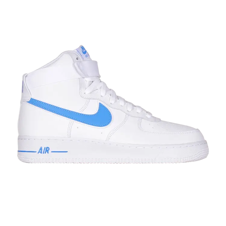 

Кроссовки Nike Air Force 1 High '07 'Photo Blue', белый