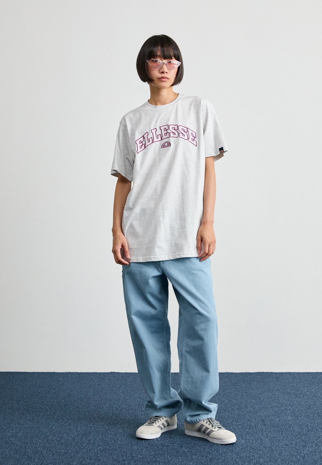 

Принт на футболке PINOZ Ellesse, серый