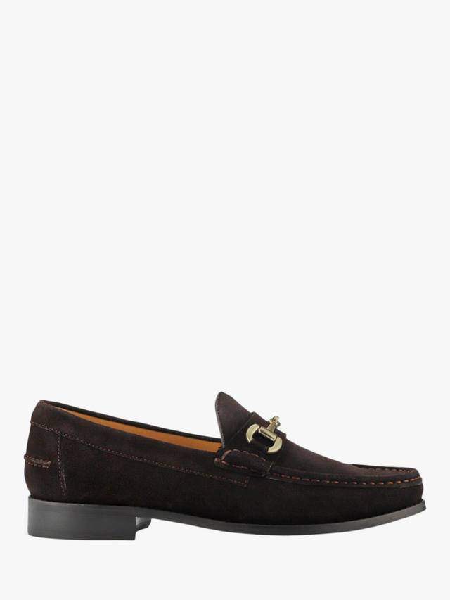 

Мокасины из чалой замши Jones Bootmaker, темно-коричневый