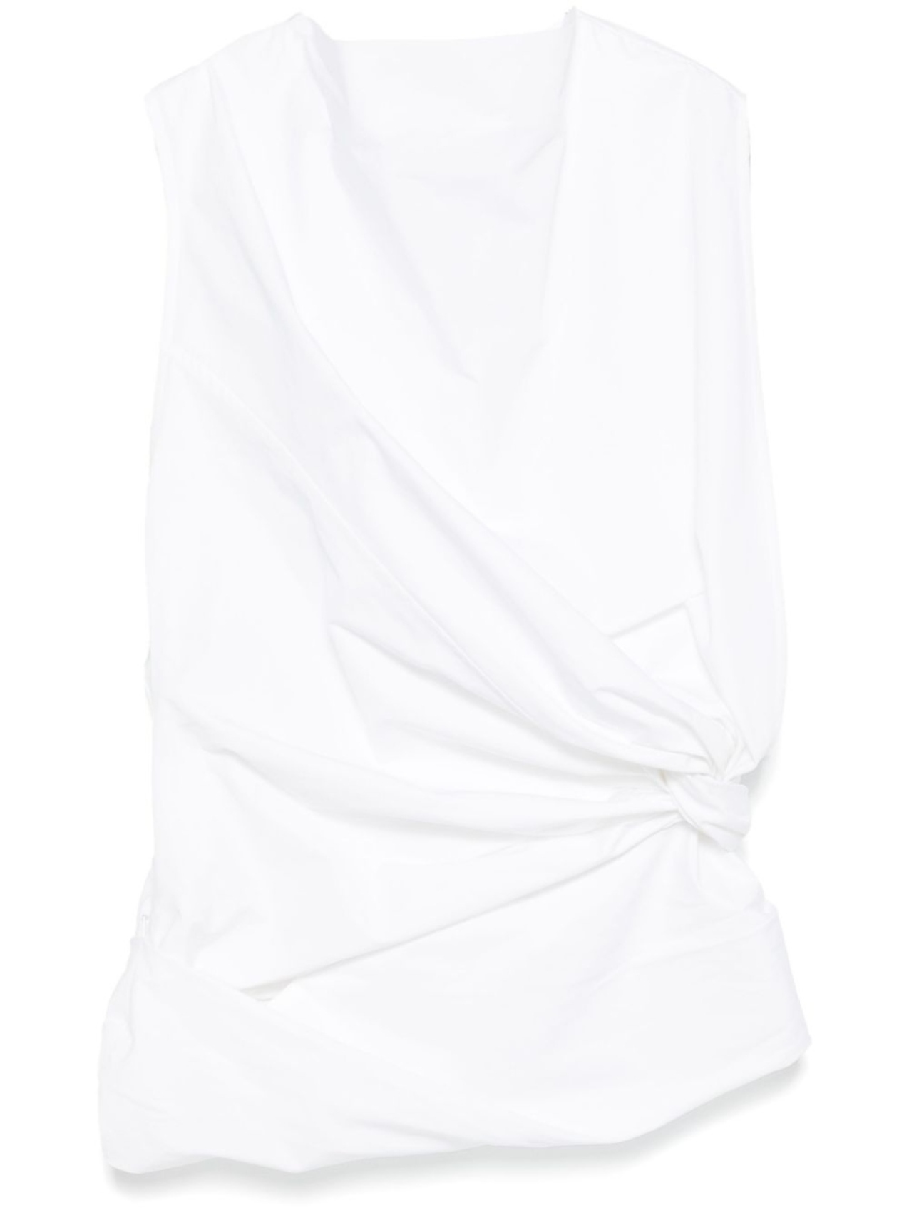 

Jil Sander поплиновый топ, белый