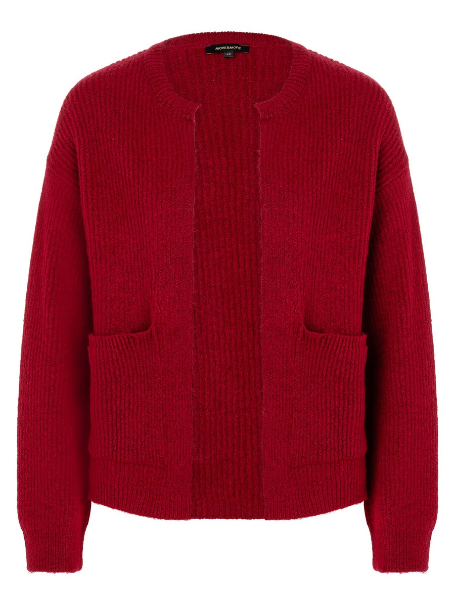 

Вязаный кардиган MORE & MORE, цвет mottled red