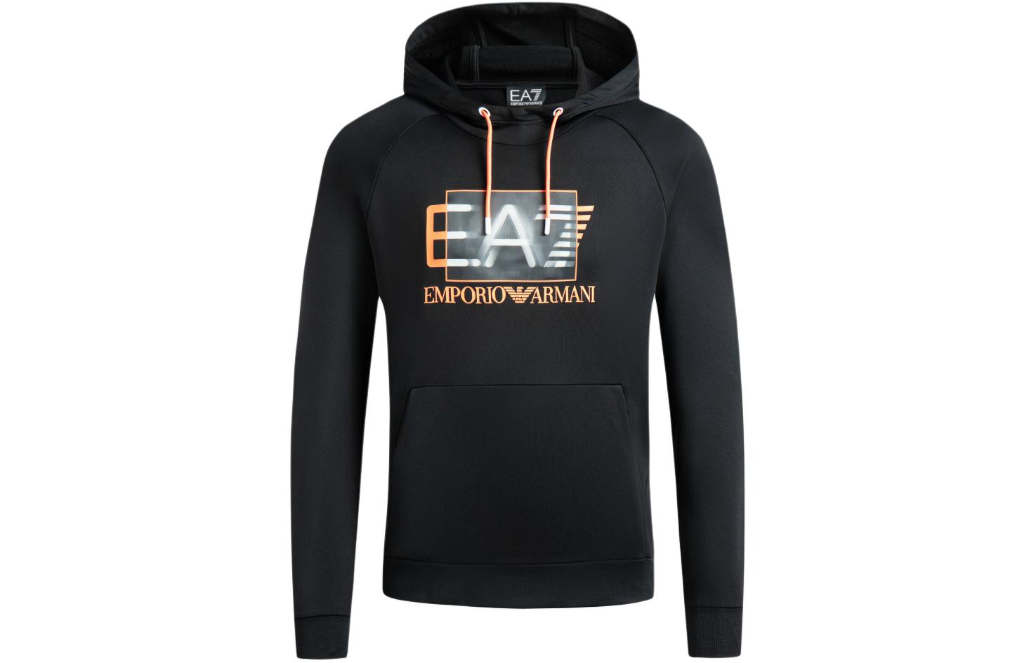 

EMPORIO ARMANI Толстовка EA7 SS23 мужская черная