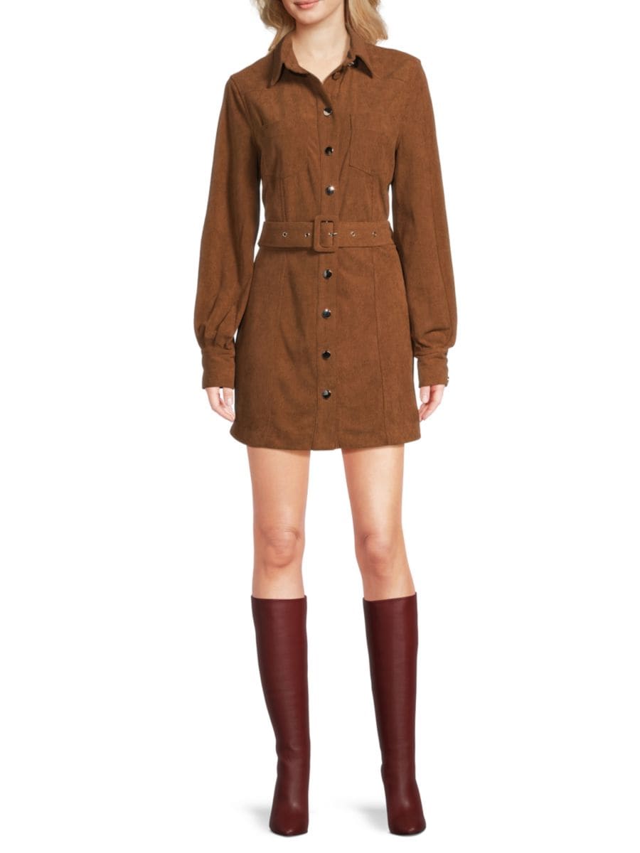 

Платье-рубашка Sosi Corduroy Regular Mini Area Stars, коричневый