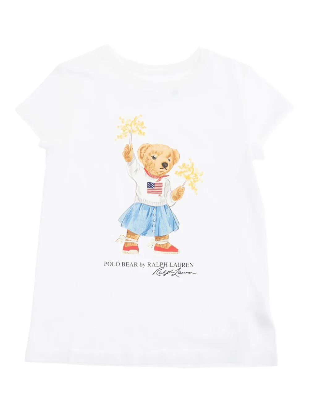 

Футболка с логотипом POLO RALPH LAUREN KIDS, белый