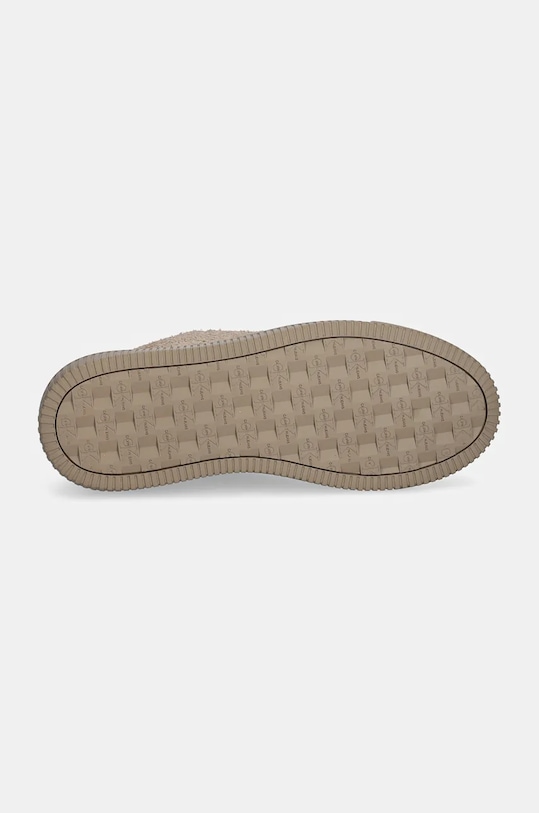 Замшевые кроссовки CHUNKY CUPSOLE LOW SUEDE Calvin Klein Jeans, бежевый — фото 4