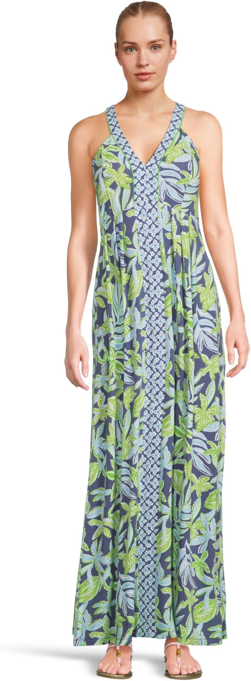 

Платье Lilly Pulitzer Carmilla Maxi Dress, цвет Sapphire Pool Tropical Tango Engineered Knit Maxi