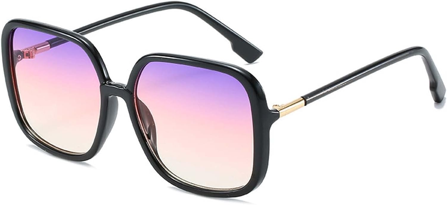 

Солнцезащитные очки AMFG в квадратной оправе для женщин и мужчин, с крупным градиентным цветом, для использования на открытом воздухе, декоративные (Цвет: F, Размер: Средний), F