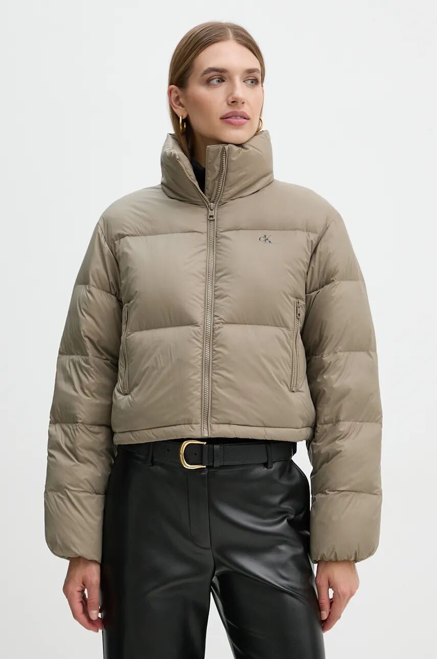 

Пуховик Calvin Klein Jeans, зеленый