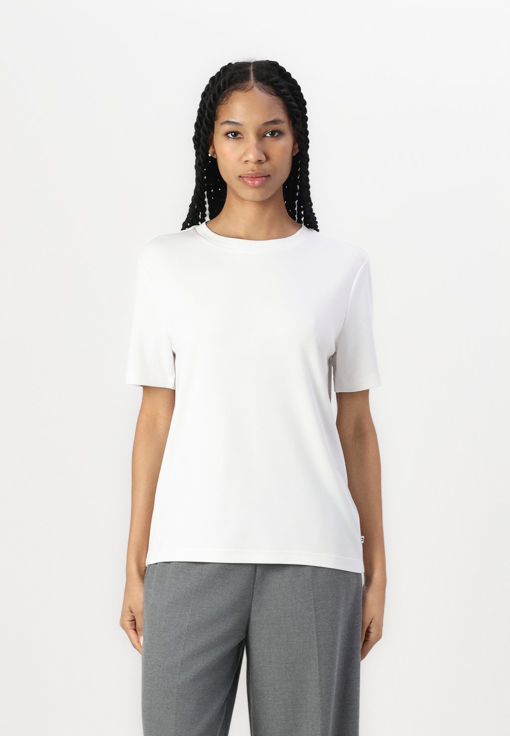 

Базовая футболка MODERN FLUENT TOM TAILOR DENIM, белый