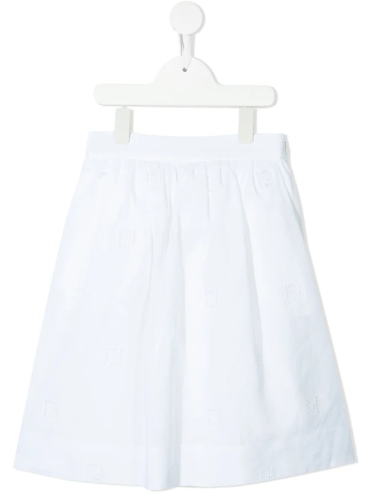 

Пышная юбка с логотипом FF Fendi Kids, белый