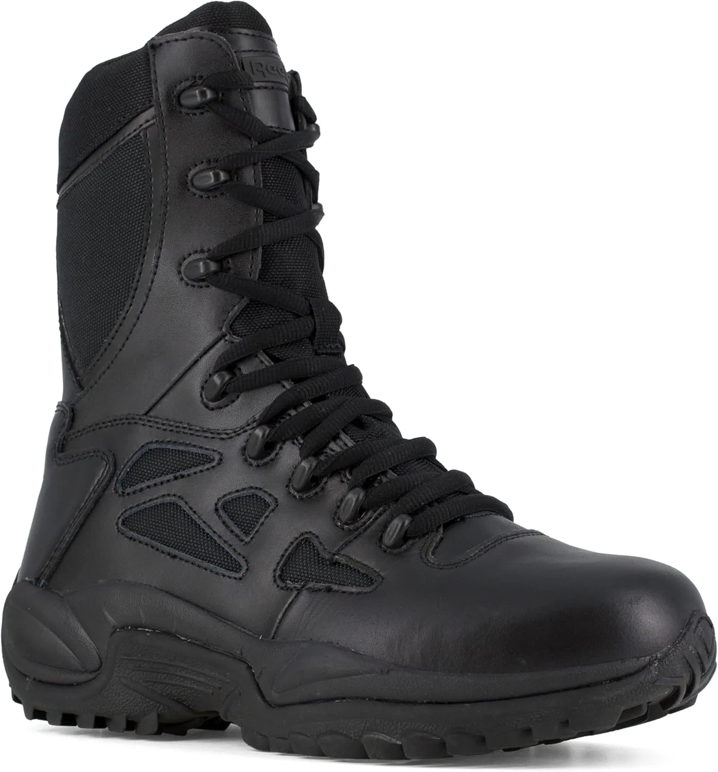 Мужские ботинки Reebok Quick Response Rapid Response с боковой молнией, высота 15 см, цвет коричневый, размер 13 (UK)