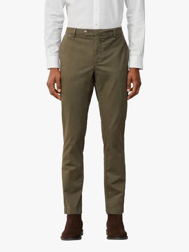 

Узкие хлопковые чинос Kensington Hackett London, Cargo Green