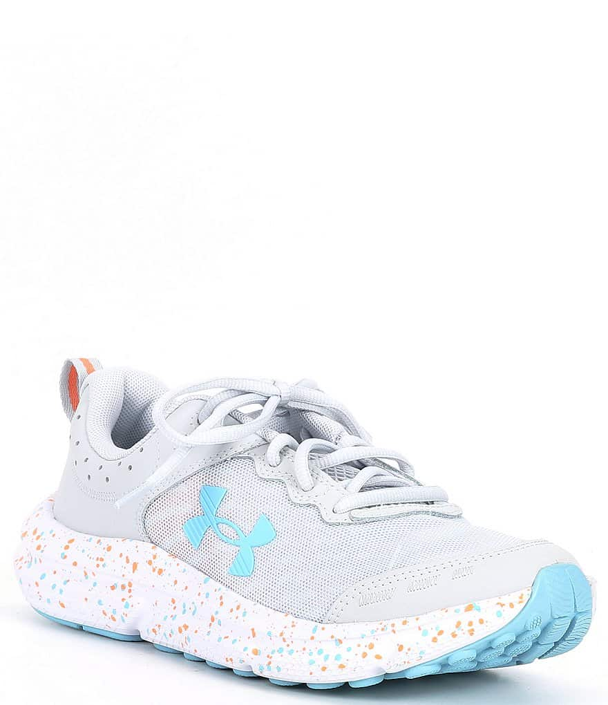 

Кроссовки Under Armour Girl's Assert 10 Paint Splatter (подростковые), белый