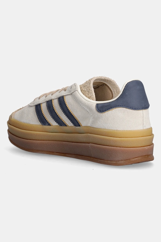 Кожаные кроссовки Gazelle Bold Adidas Originals, бежевый — фото 3