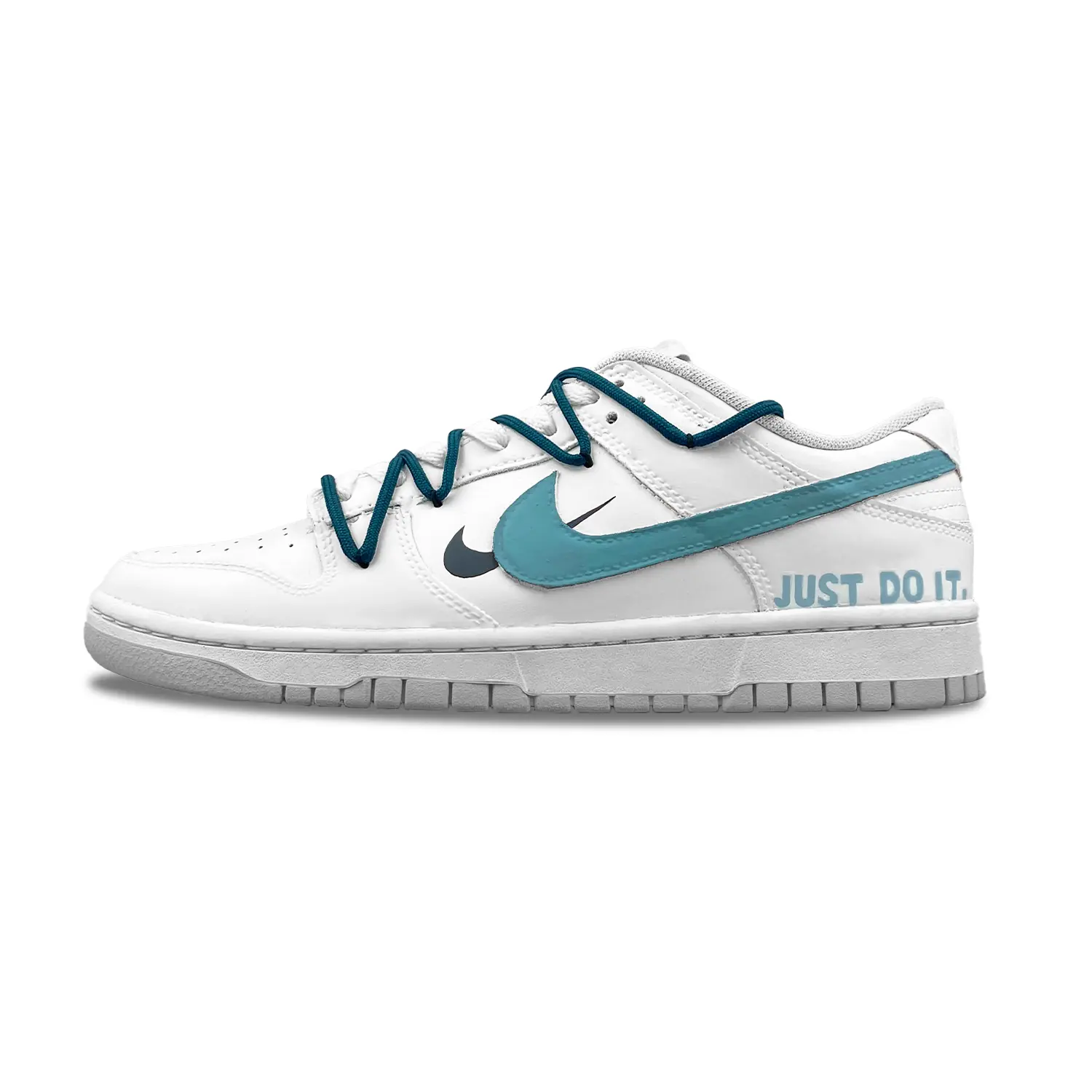 

Кроссовки Nike Dunk Skateboarding Shoes Men Low-top Blue, белый